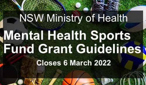 Mental Health Sports Fund Grant